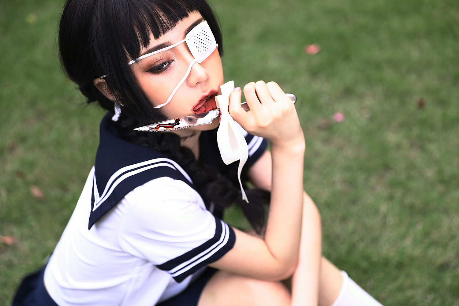 胡馨尹万圣节个性搞怪写真图片图片
