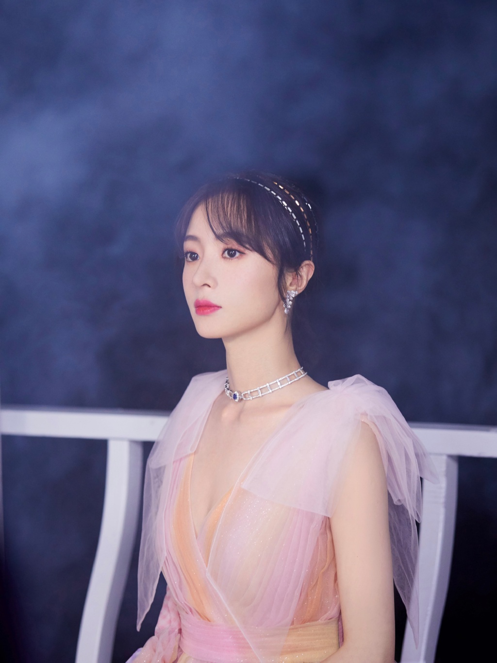 胡冰卿冰蓝系活泼明朗写真图片图片