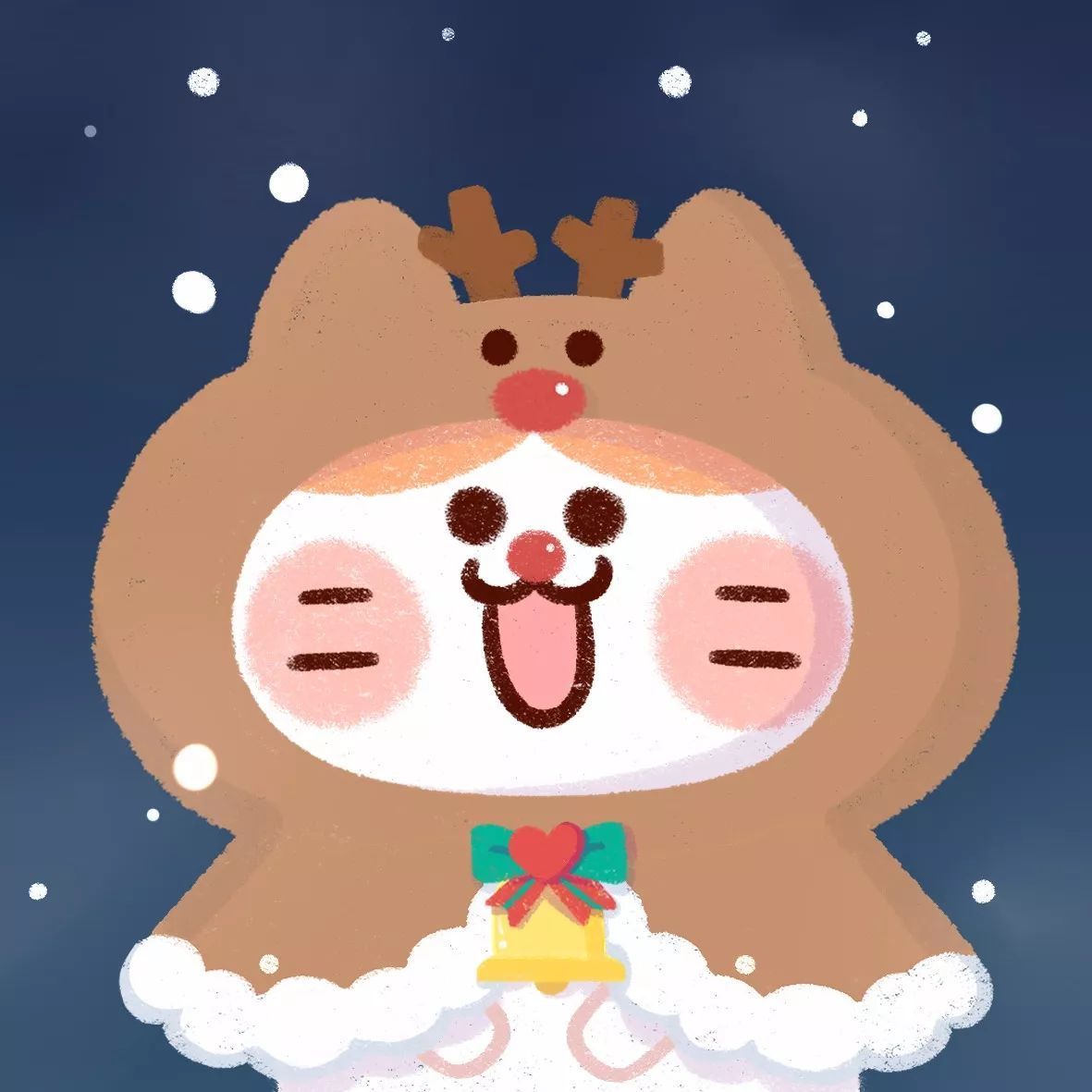 可爱萌系雪人头像图片图片