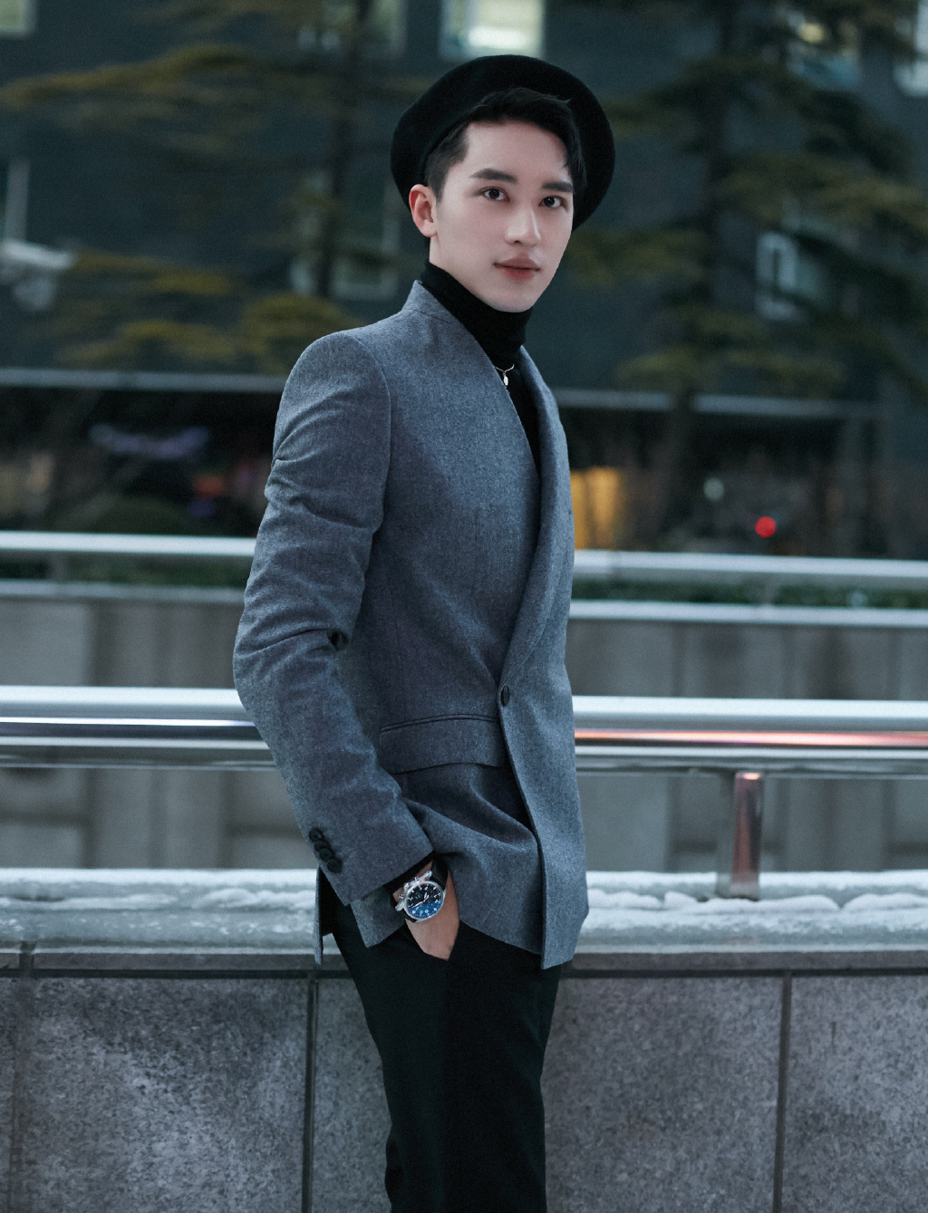 校花美女学生妹冬季雪景养眼迷人写真图片图片
