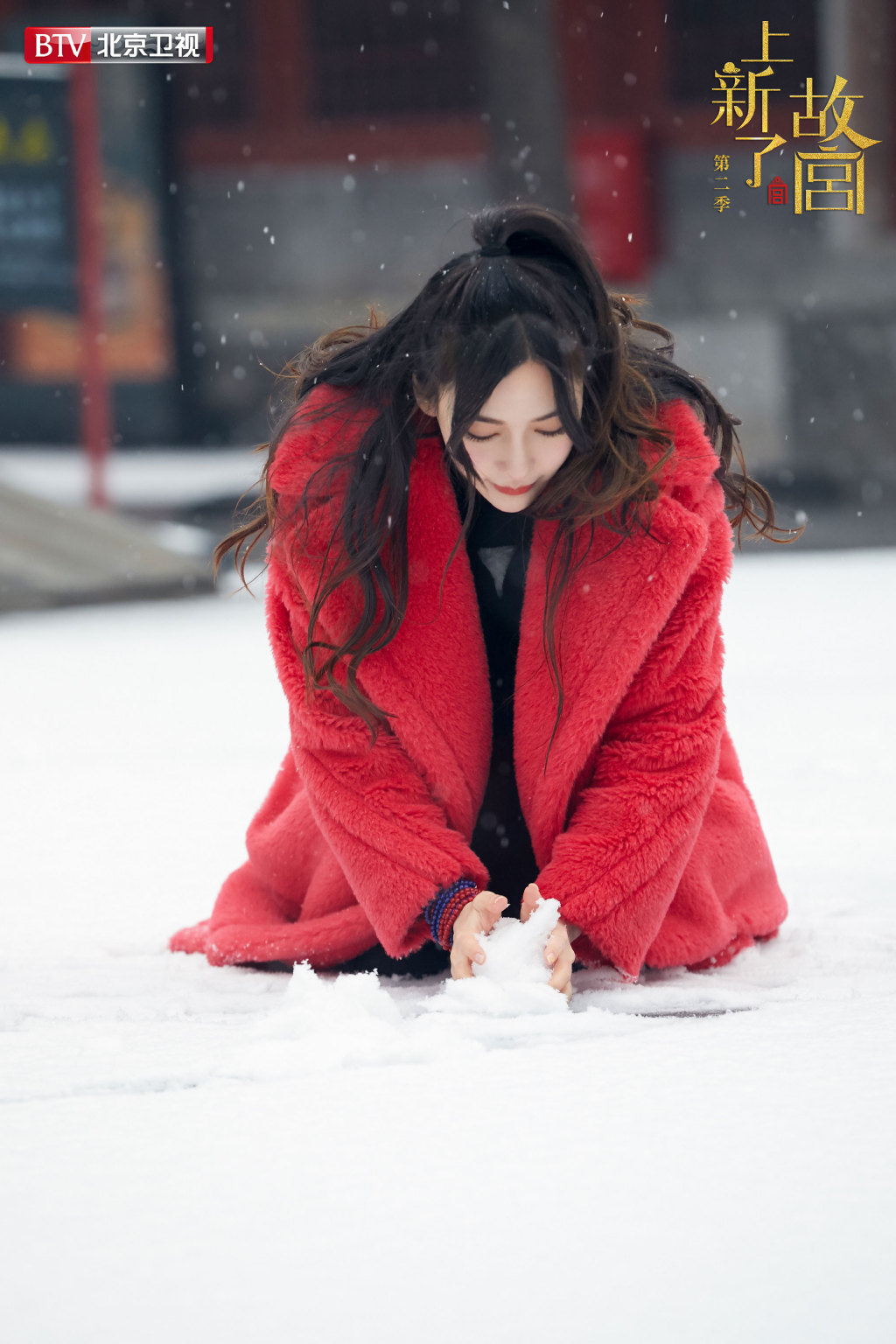 邓伦故宫雪景帅气写真图片图片