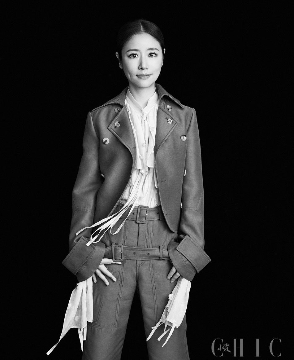 林心如巴黎秀场甜美街拍图片图片