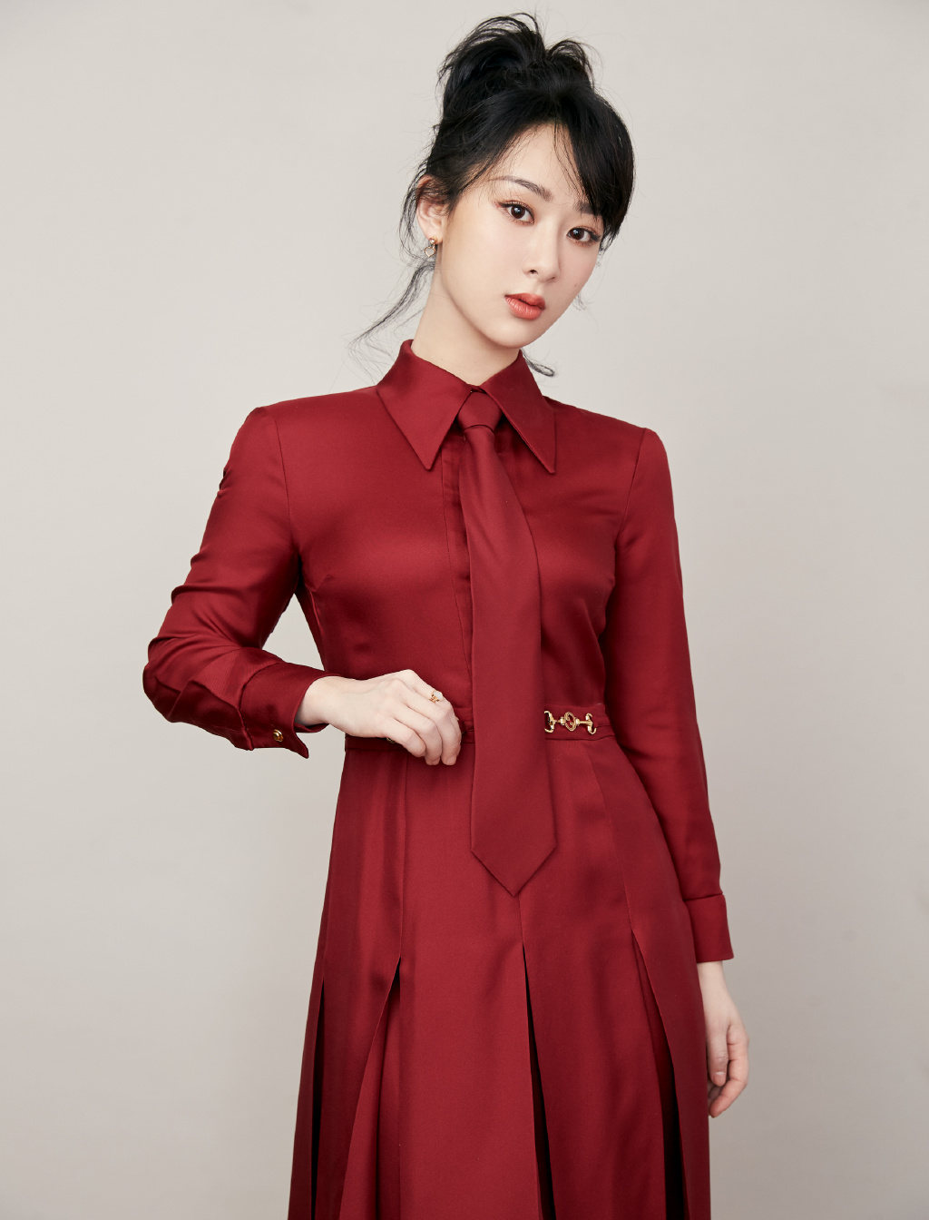 高清中国内地影视北京女演员杨紫微博之夜性感优雅写真图片图片