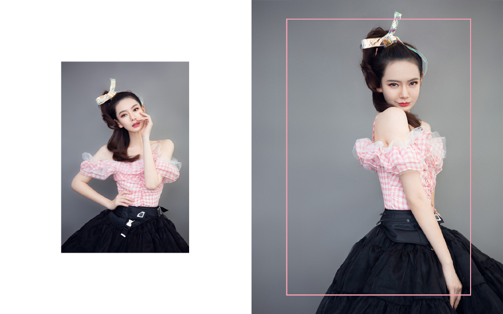 戚薇金鱼妆性感撩人写真图片