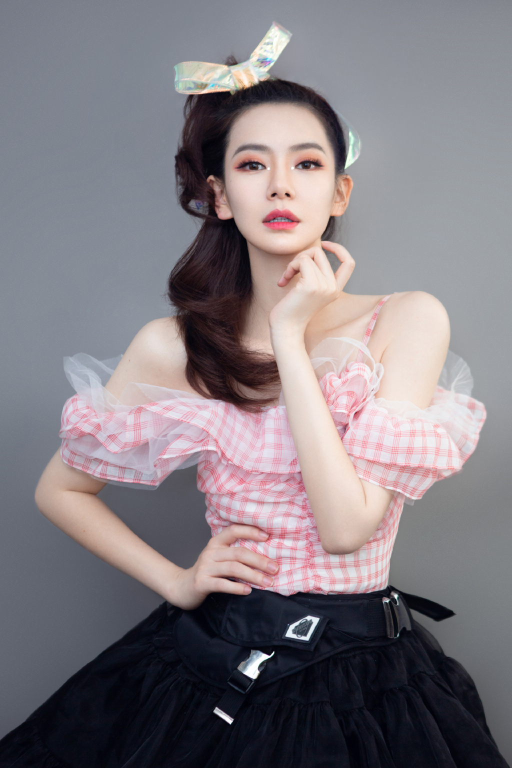 戚薇金鱼妆性感撩人写真图片
