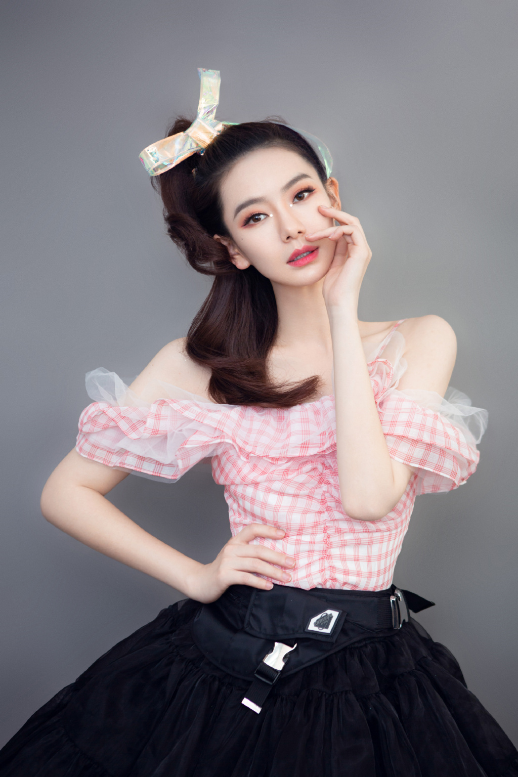 戚薇金鱼妆性感撩人写真图片
