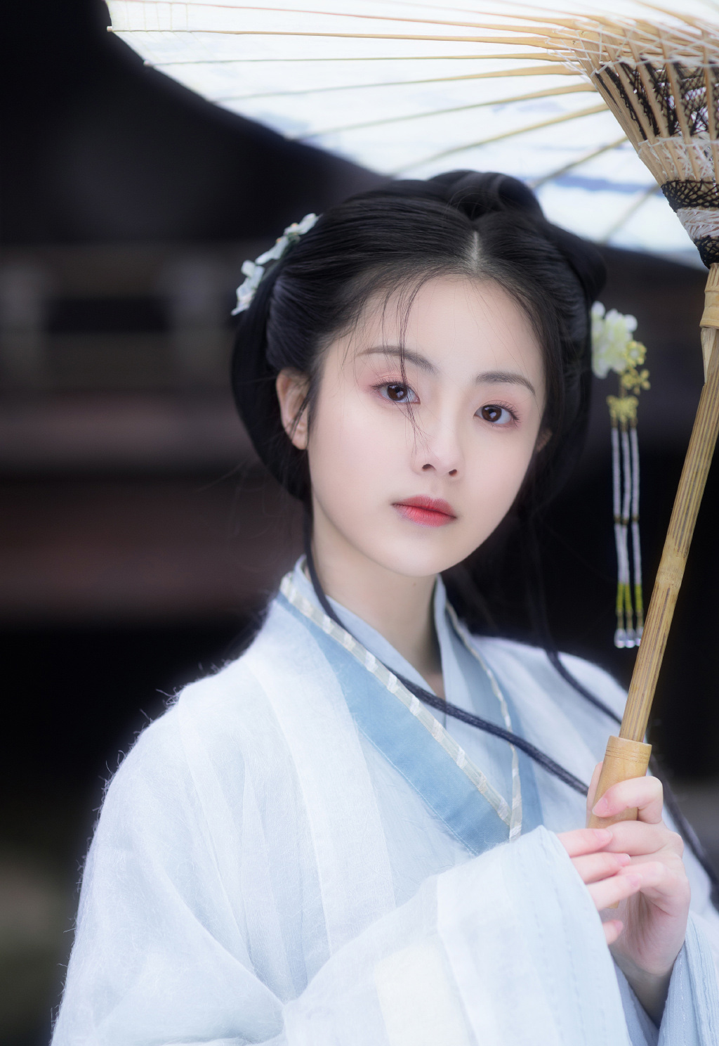 中国内地女广东陆丰模特章乐韵吊带裙迷人写真图片图片