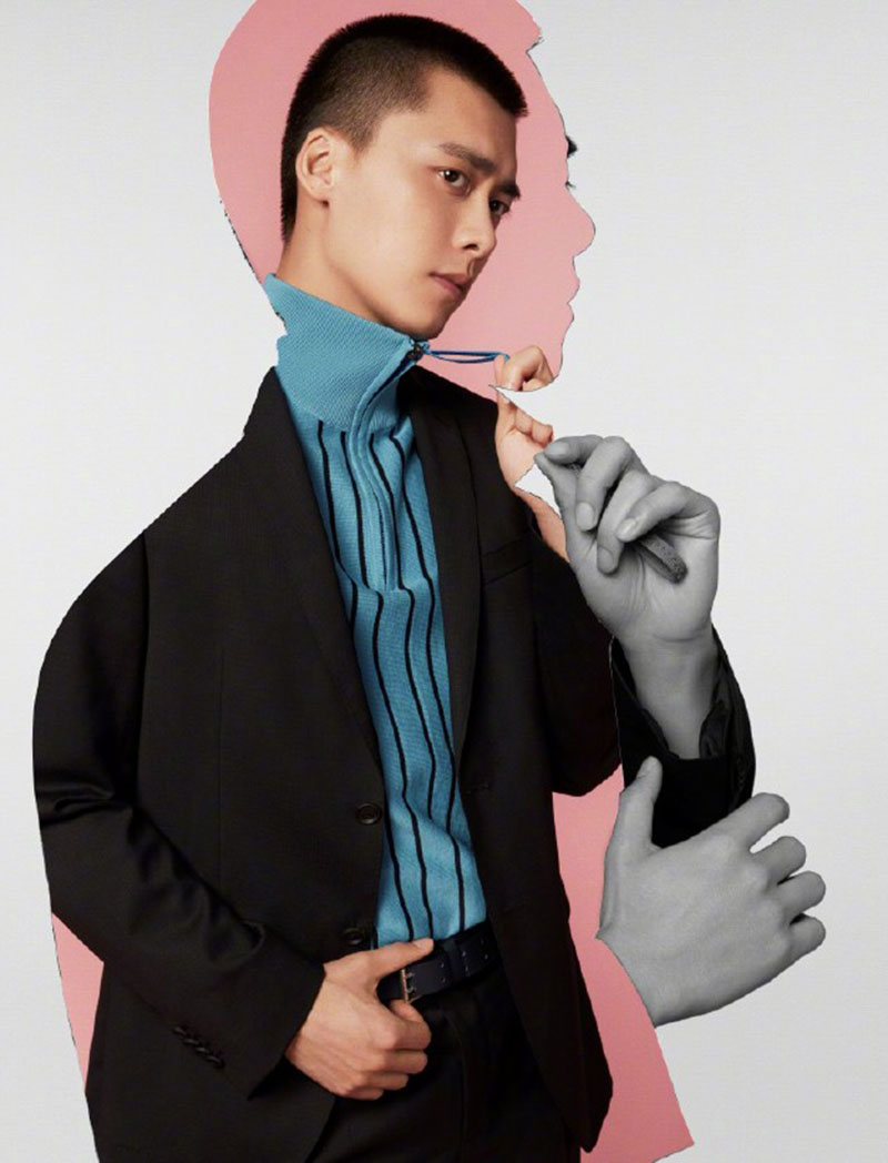 高清中国内地四川成都男演员帅气男神李易峰图片李易峰简约写真白衬衫男神演绎儒雅气质图片