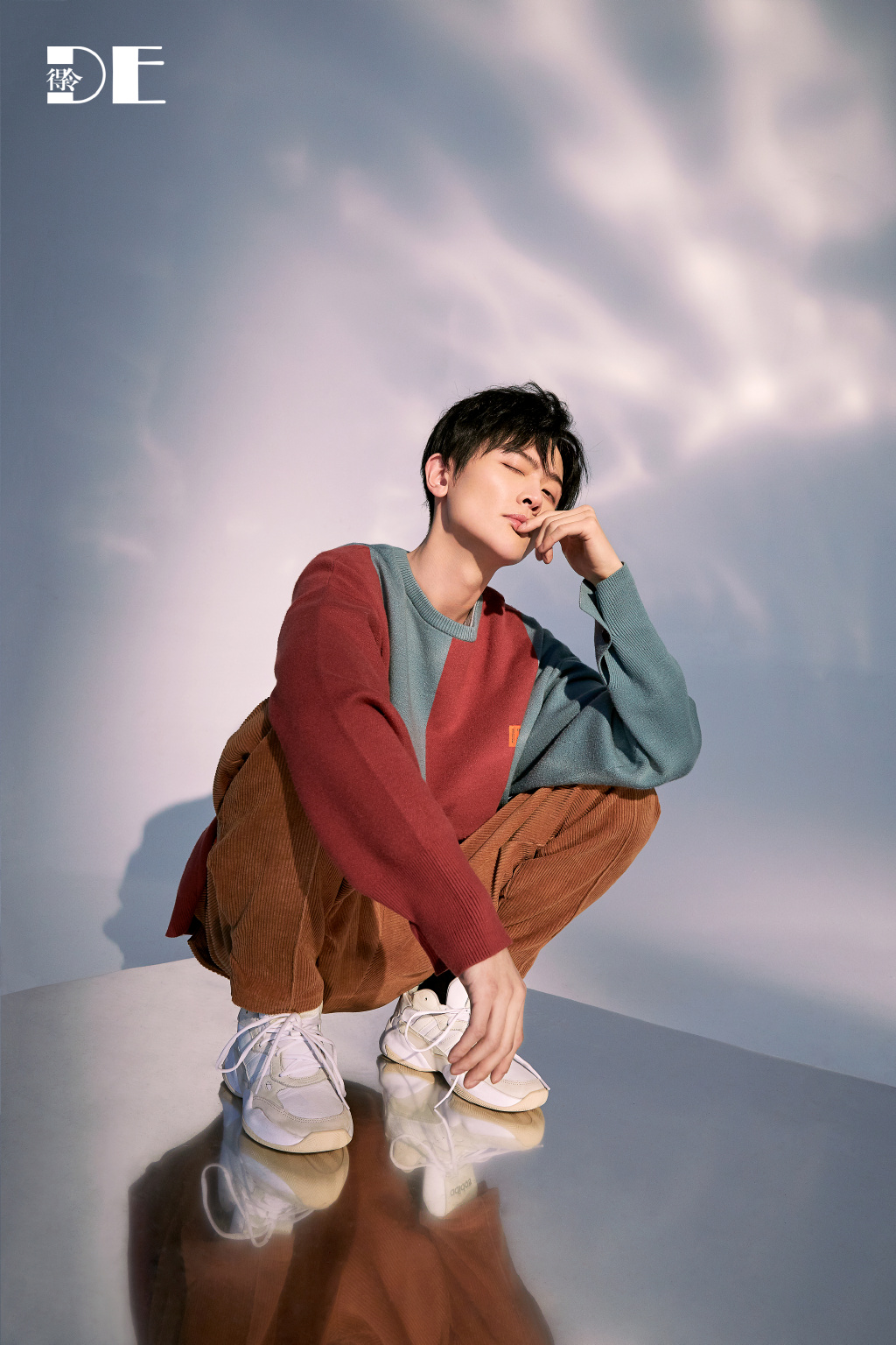 高清北京男明星刘端端扎染时尚大片写真图片图片