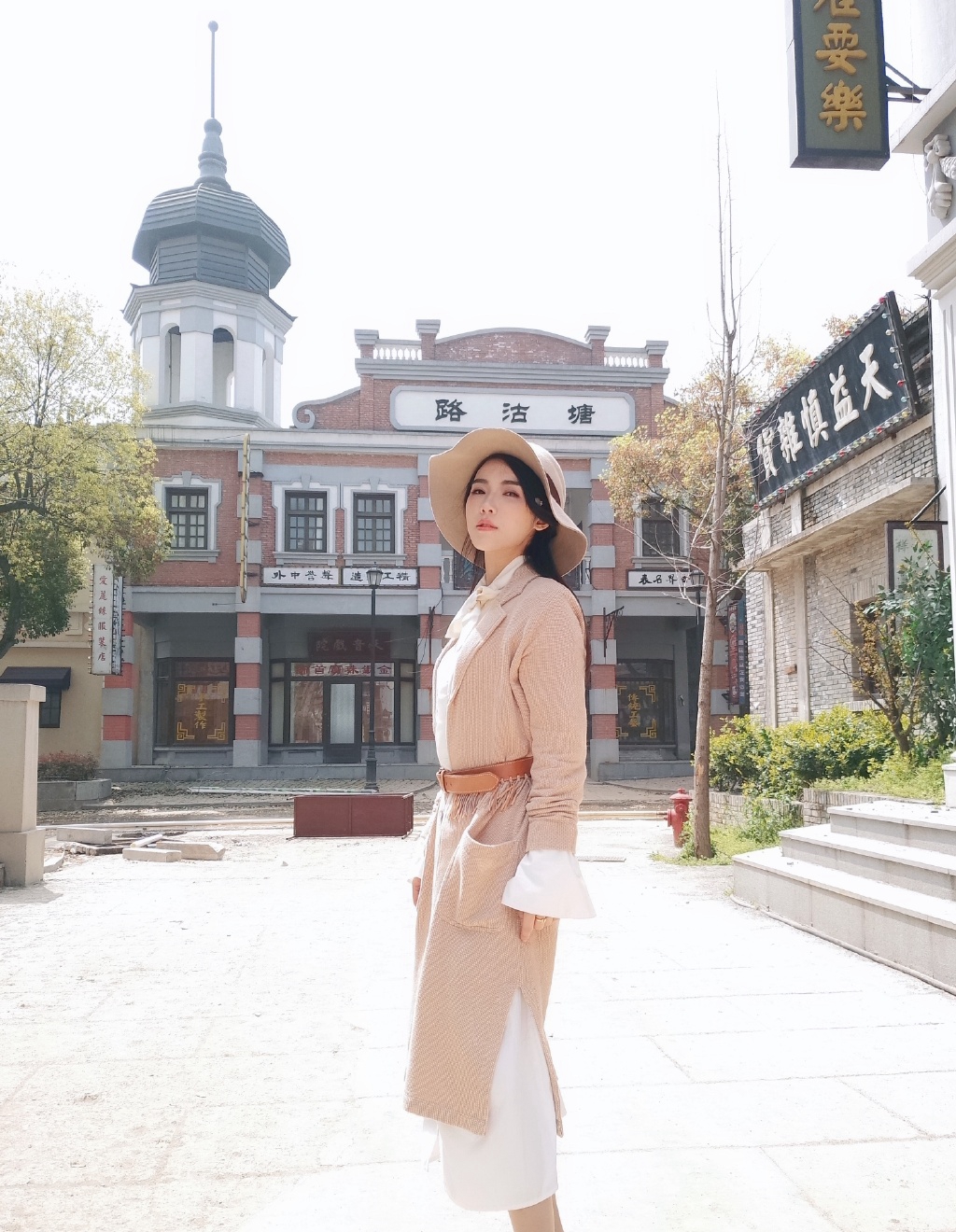 高清四川性感美女宁心时尚甜美街拍图片图片