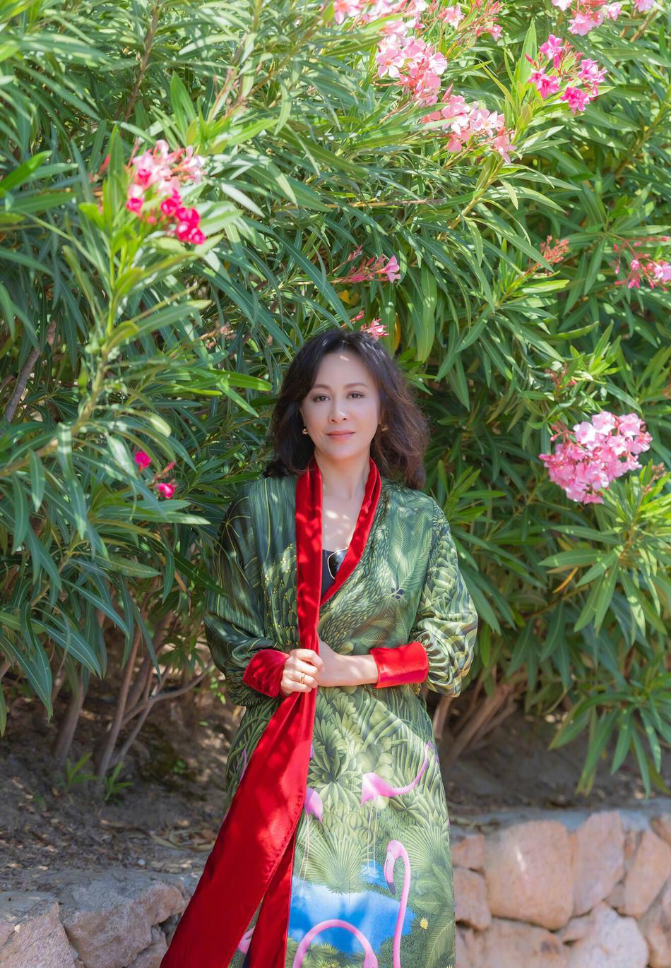 高清江苏苏州美女刘嘉玲《阿修罗》电影发布会刺绣旗袍优雅性感写真图片图片
