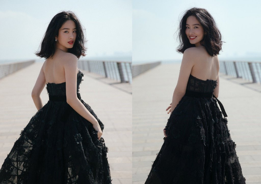 中国内地女演员、歌手、主持人杨采钰优雅温婉写真图片图片
