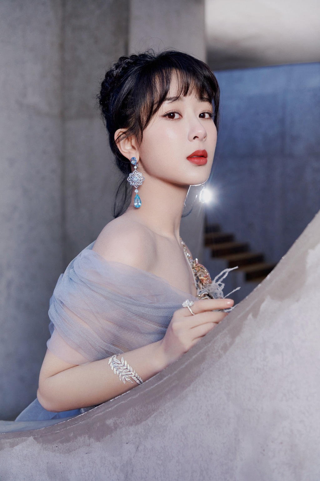 高清中国内地影视北京女演员杨紫微博之夜性感优雅写真图片图片