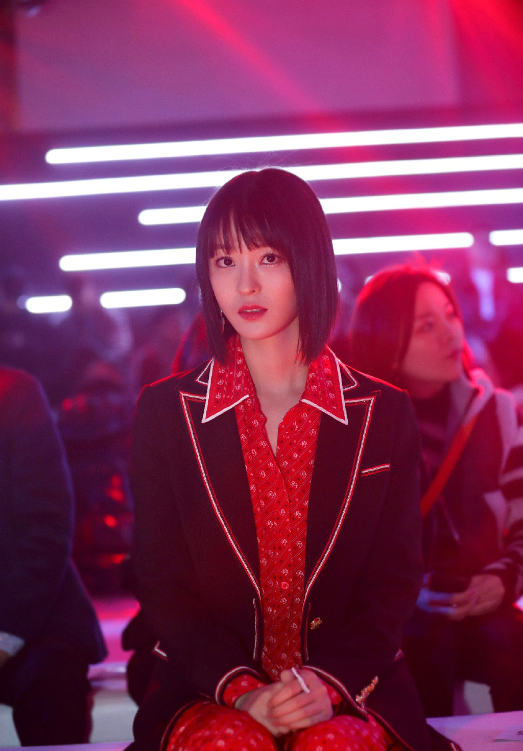 中国内地黑龙江女演员王佳宇2020秋冬时装发布会图片图片
