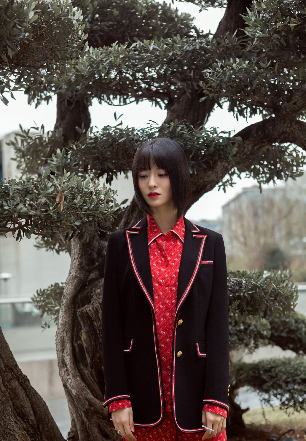 中国内地黑龙江女演员王佳宇2020秋冬时装发布会图片图片