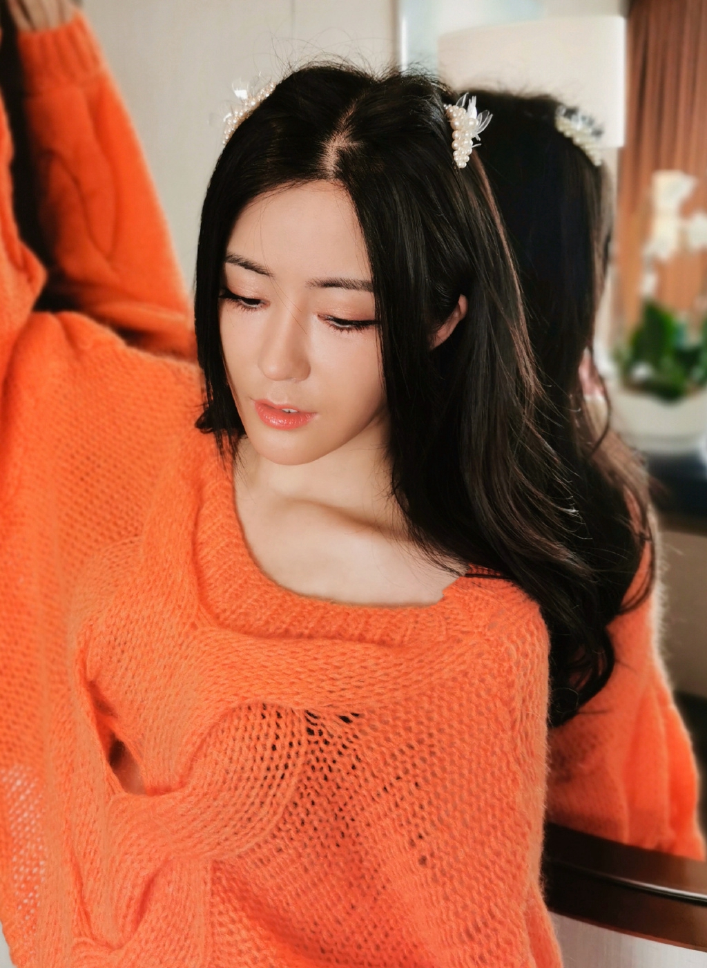 高清江西省萍乡美女汤晶媚性感妩媚写真桌面壁纸图片