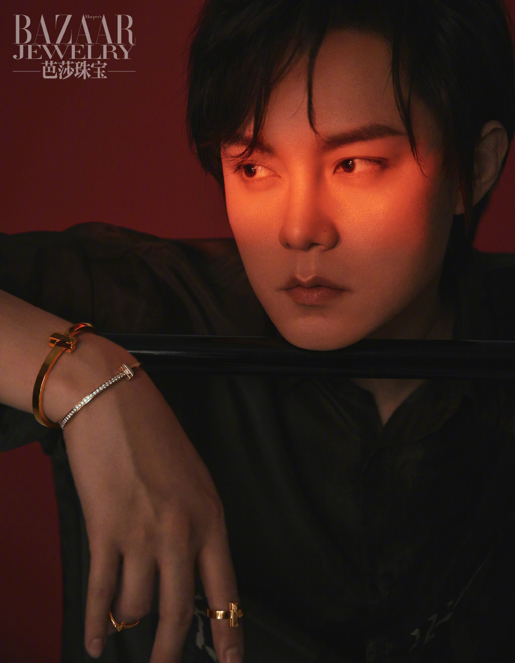 尹正红色复古大片写真图片图片