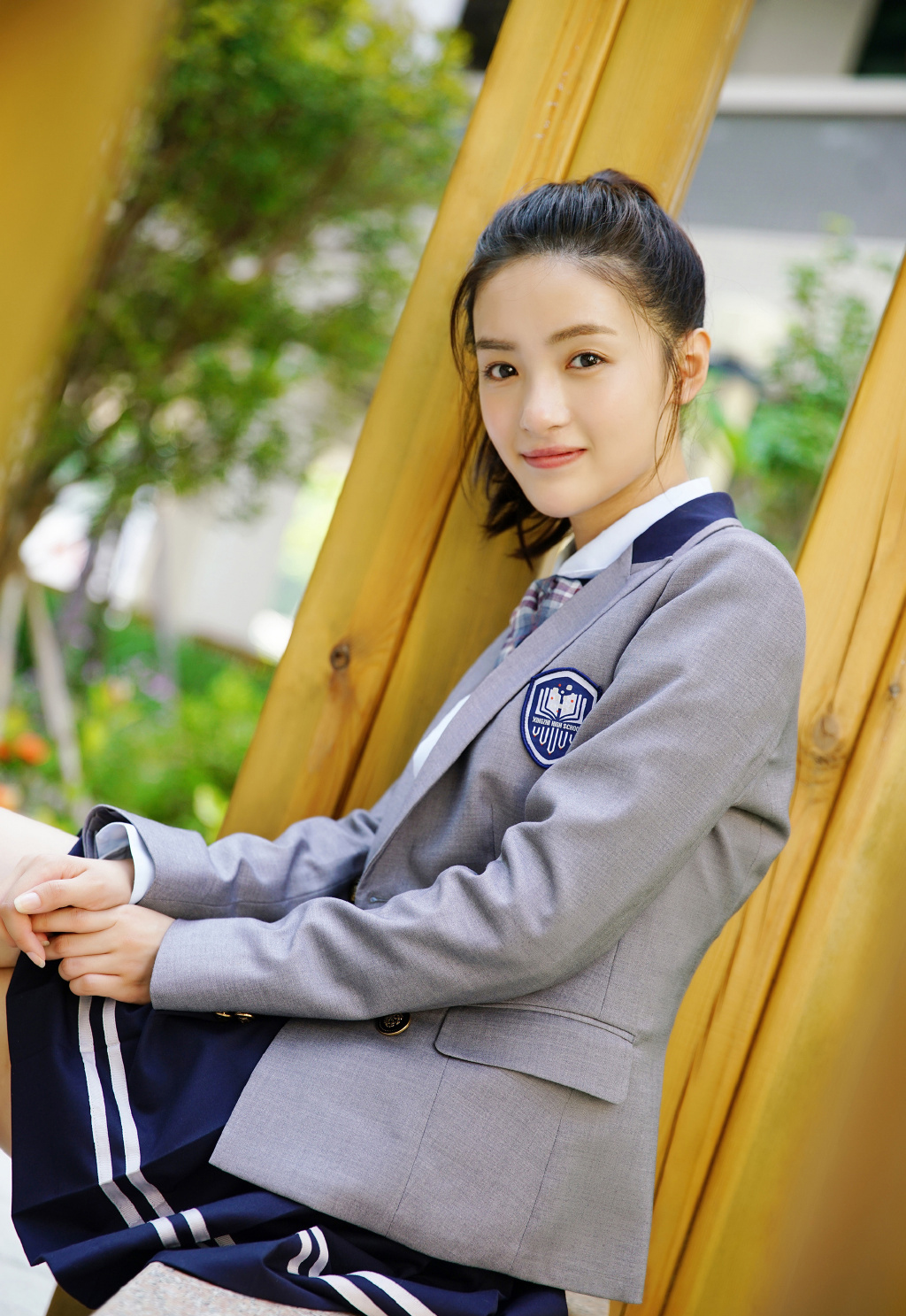 中国内地女演员孙嘉琪狐友国民校草大赛图片图片