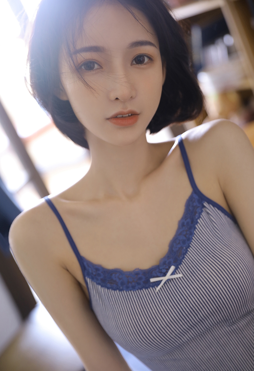 清纯短发图片