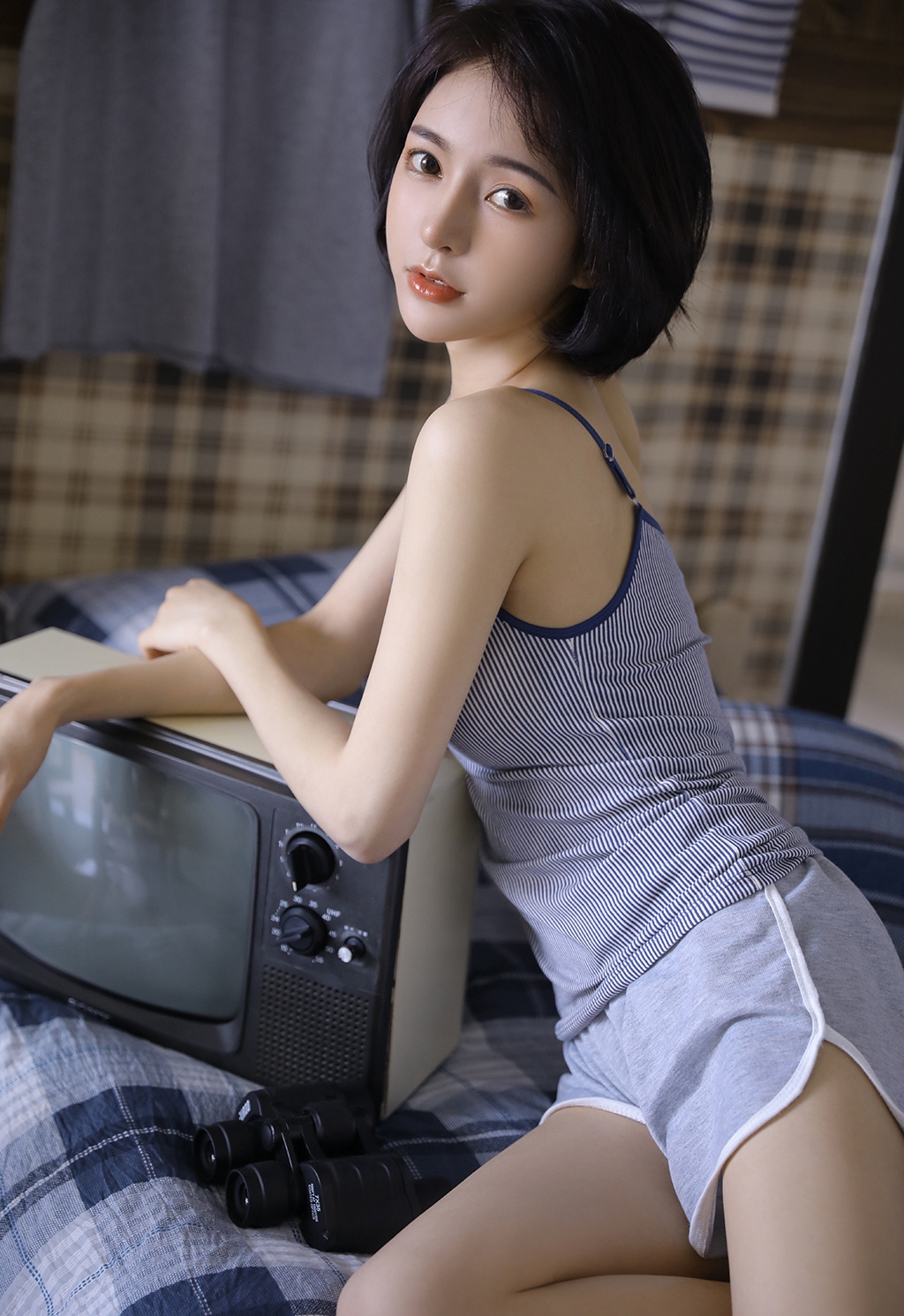 清纯短发图片