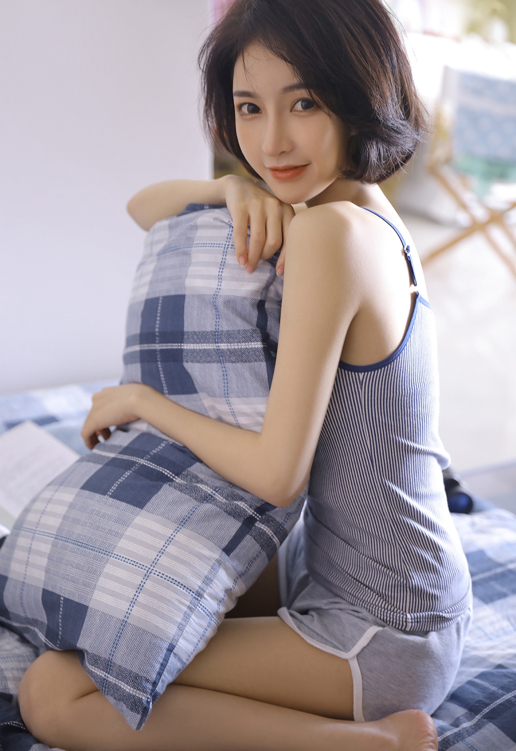 清纯短发图片