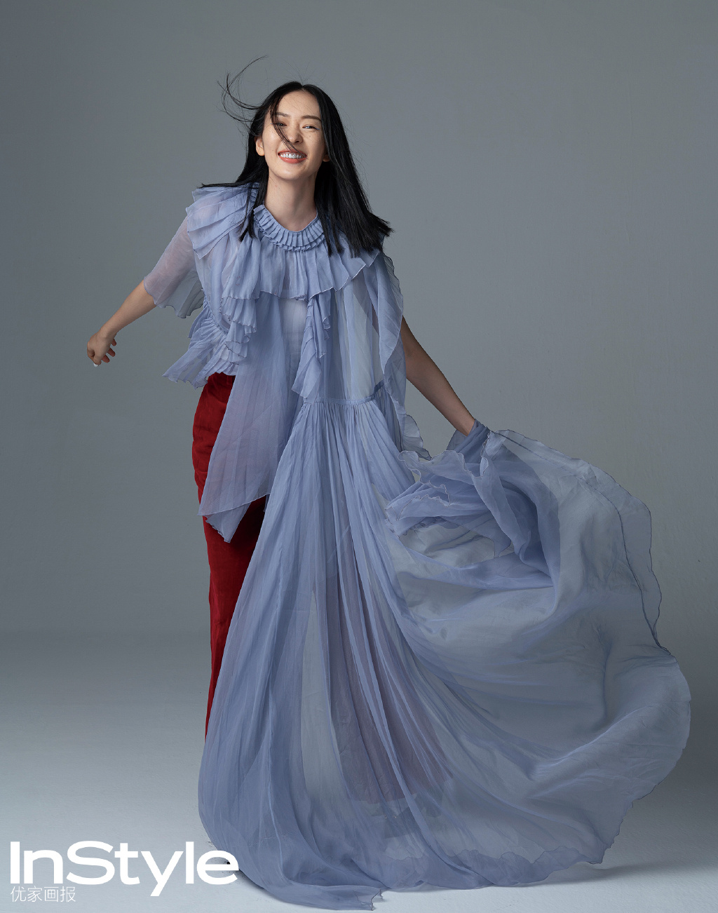 中国内地云南昆明女演员童瑶白衫优雅唯美桌面壁纸图片