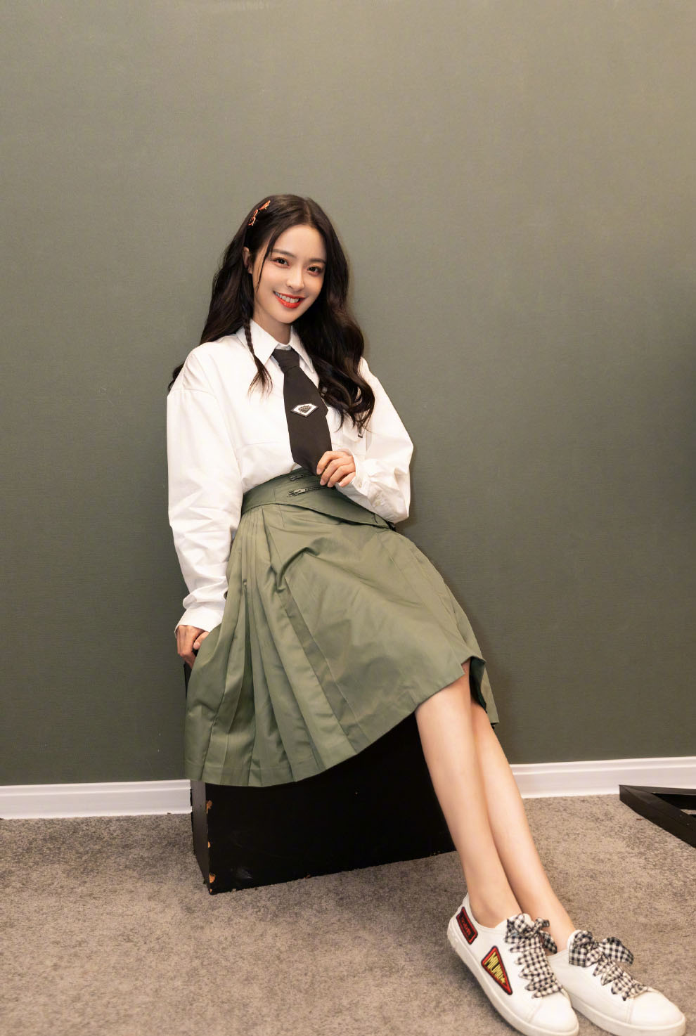 高清山东青岛美女李莎旻子甜美学院风写真图片图片
