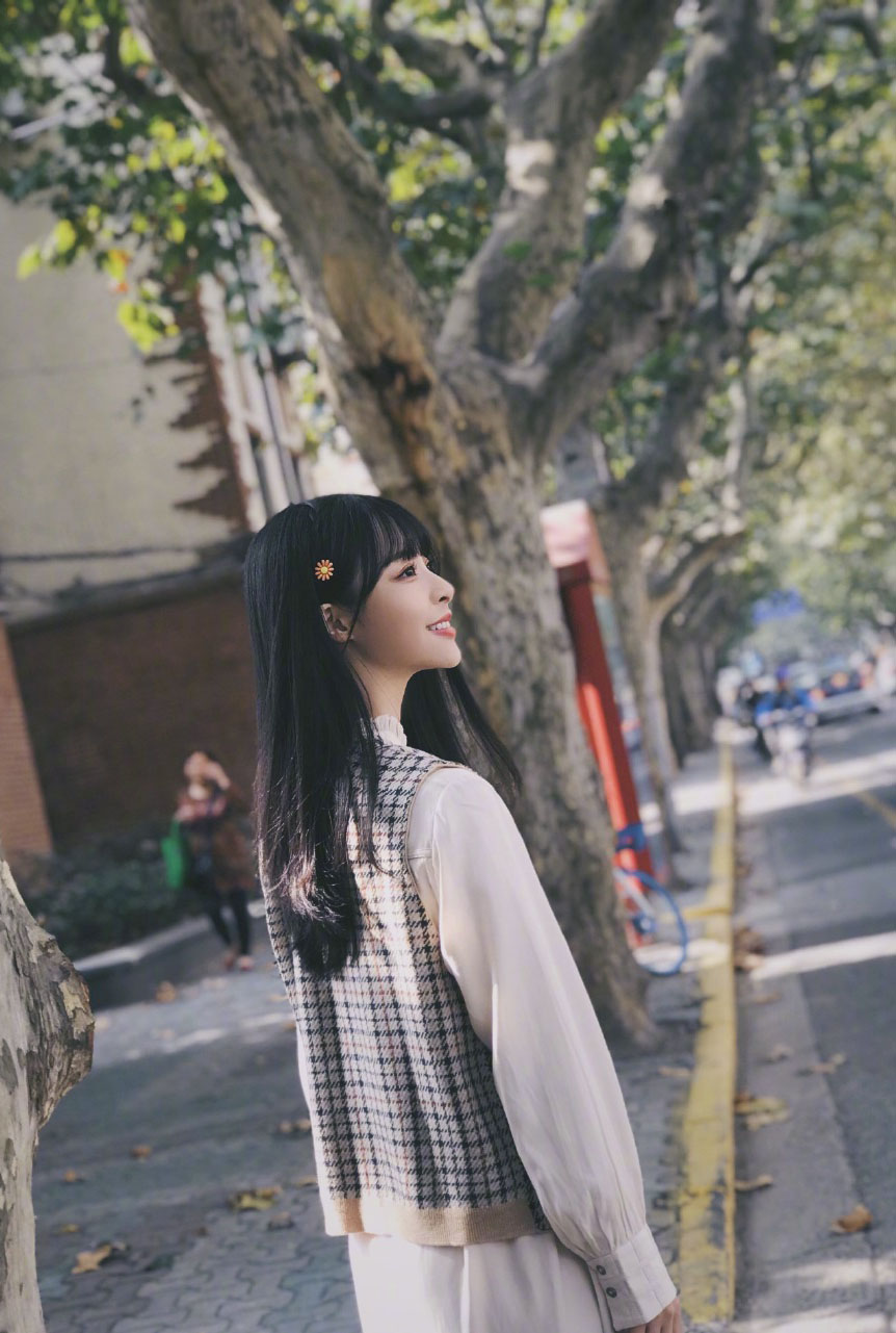 高清山东青岛美女李莎旻子甜美学院风写真图片图片