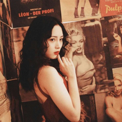 复古高清港风美女头像图片图片