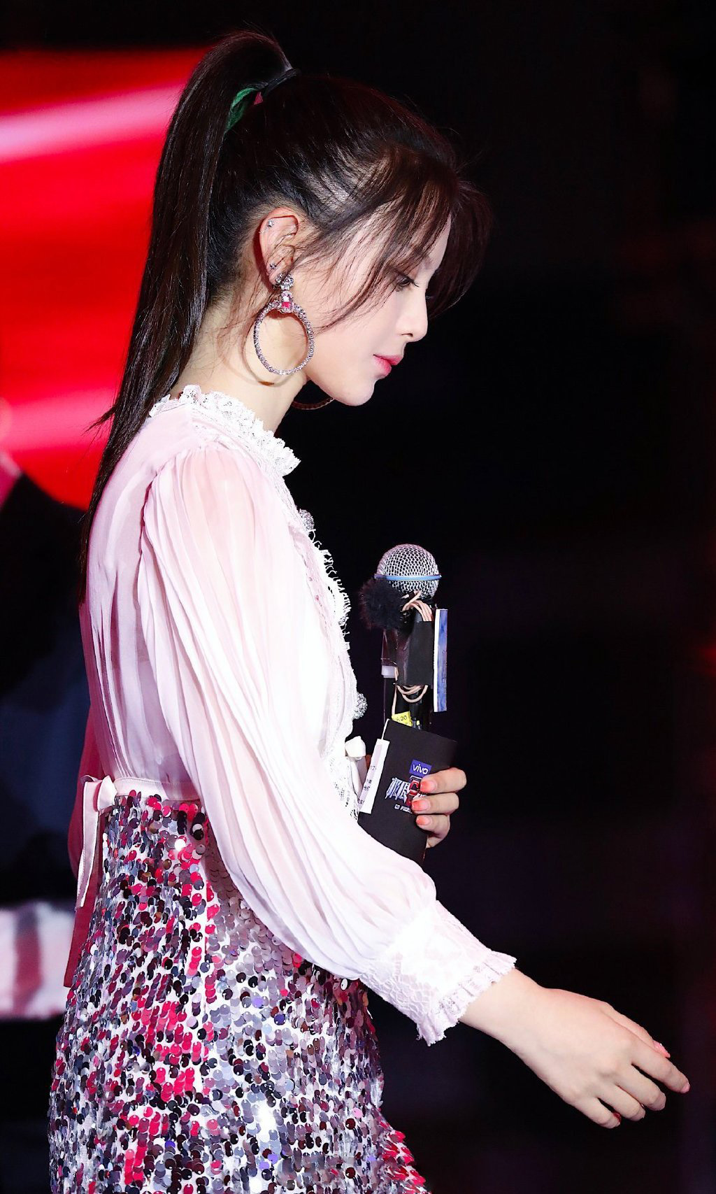 高清江苏性感美女星杨超越甜美糖果色写真图片图片