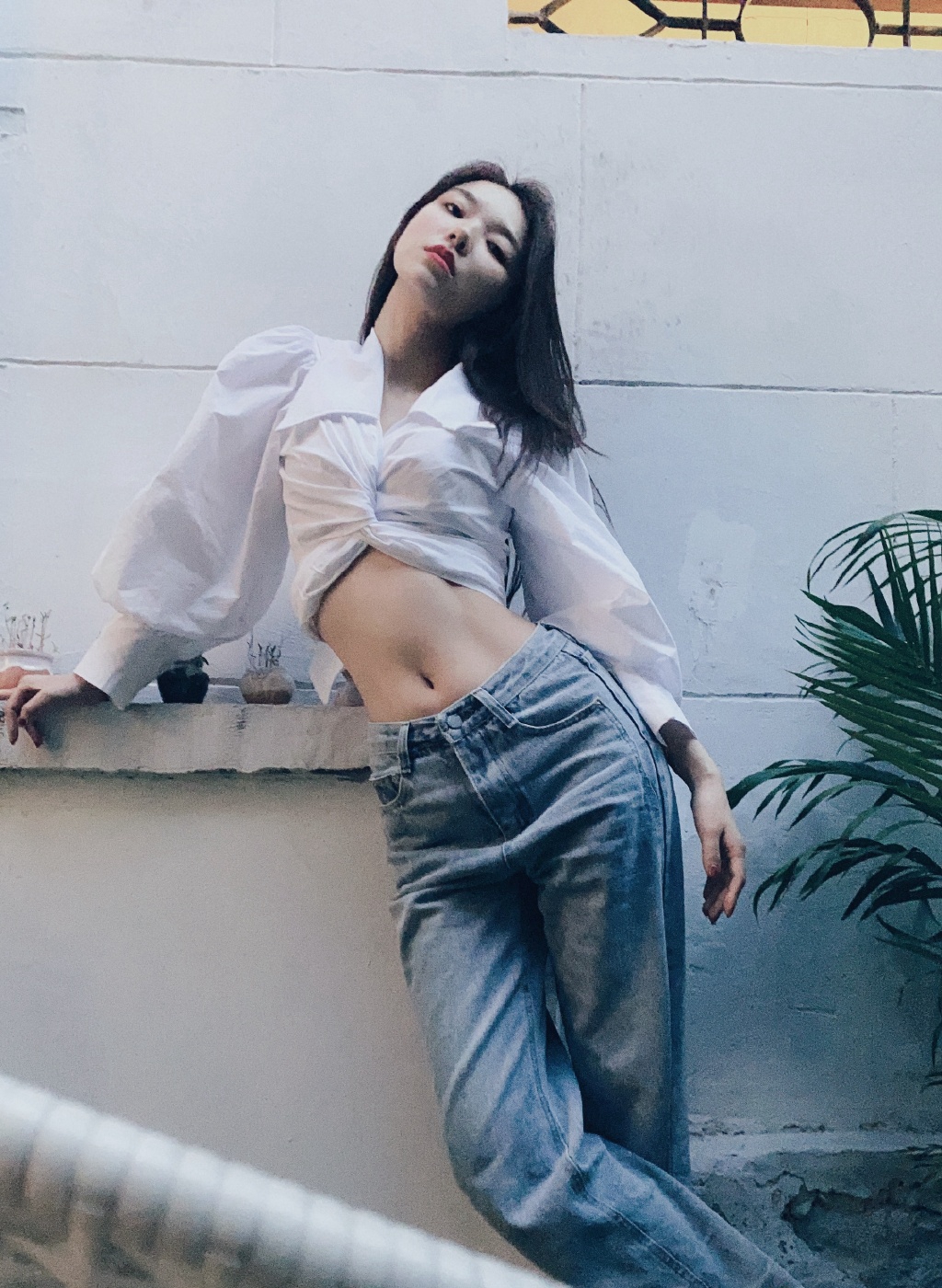 高清四川性感美女宁心露脐装性感写真图片图片
