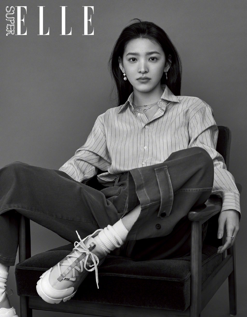 高清女明星模特章若楠酷美时尚写真图片图片