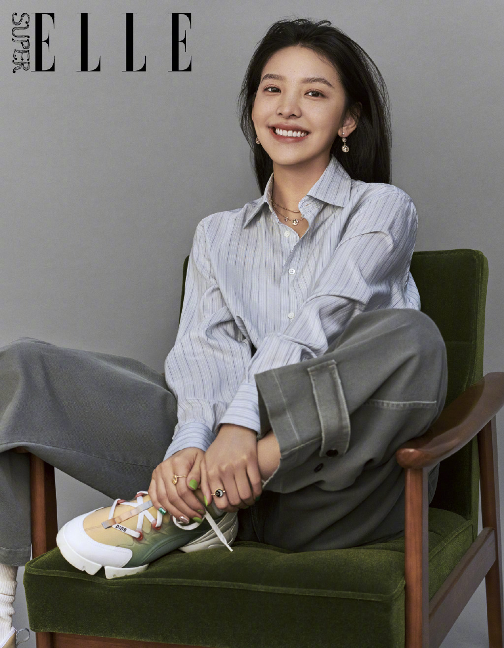 高清女明星模特章若楠酷美时尚写真图片图片