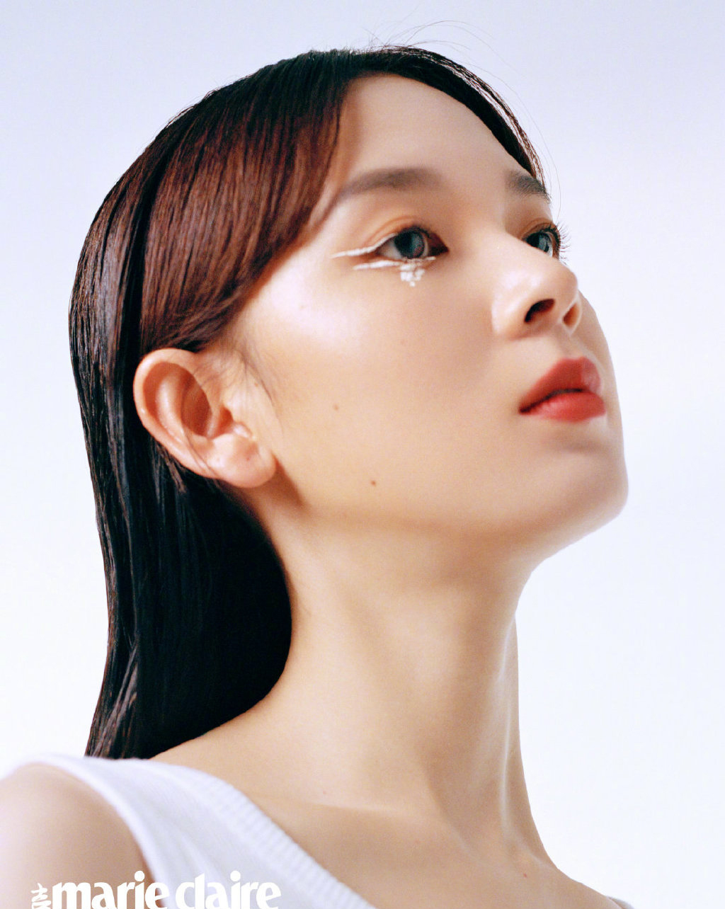 高清性感女星周也水滴妆时尚写真图片图片