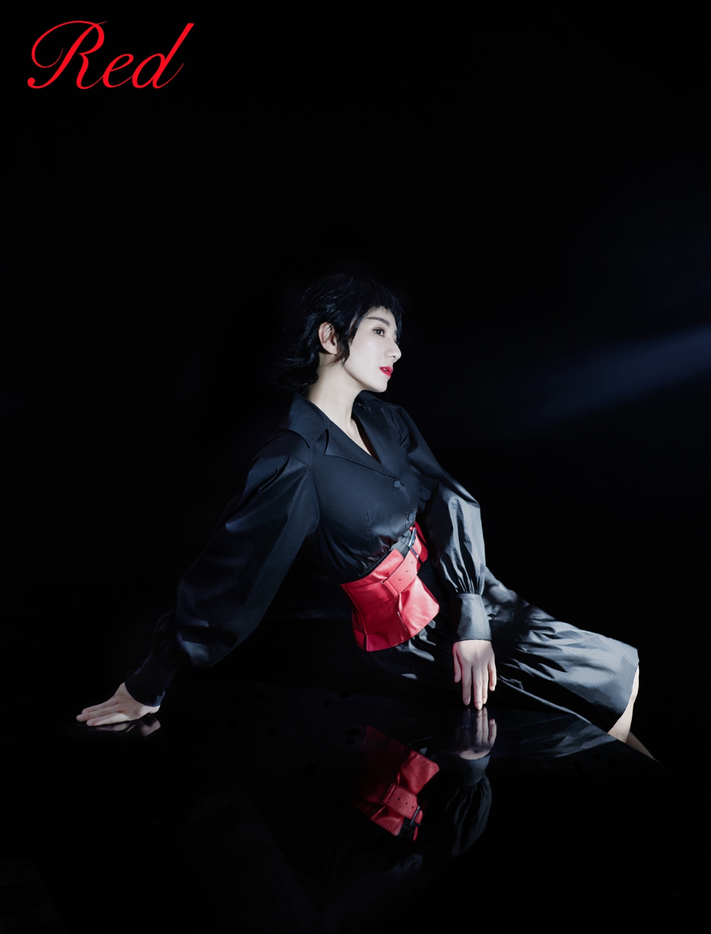 上海美女演员黄奕彩虹纱裙优雅写真图片图片 上海美女演员黄奕彩虹纱裙优雅写真图片图片