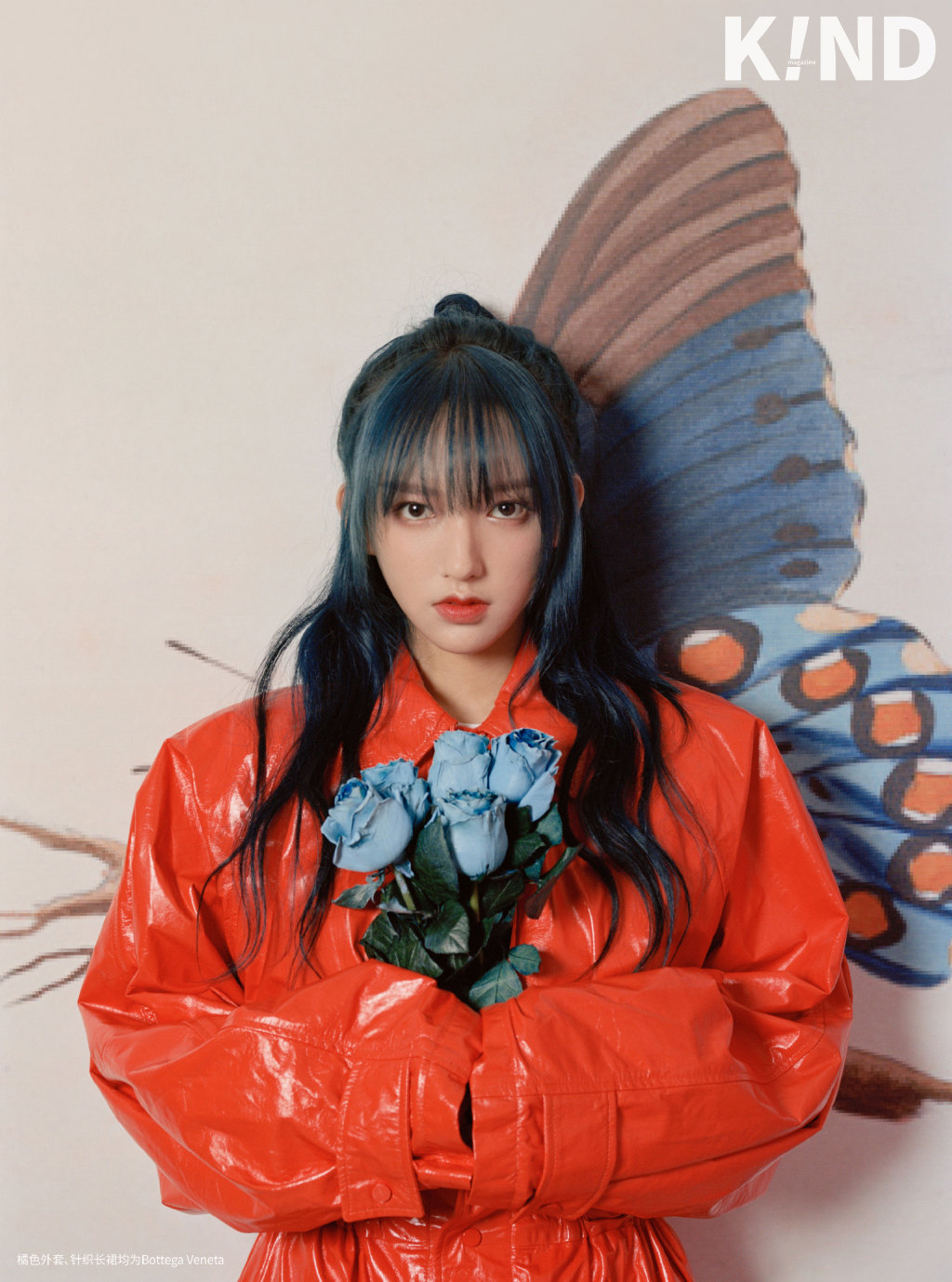 程潇蝴蝶结发型梦幻写真图片图片