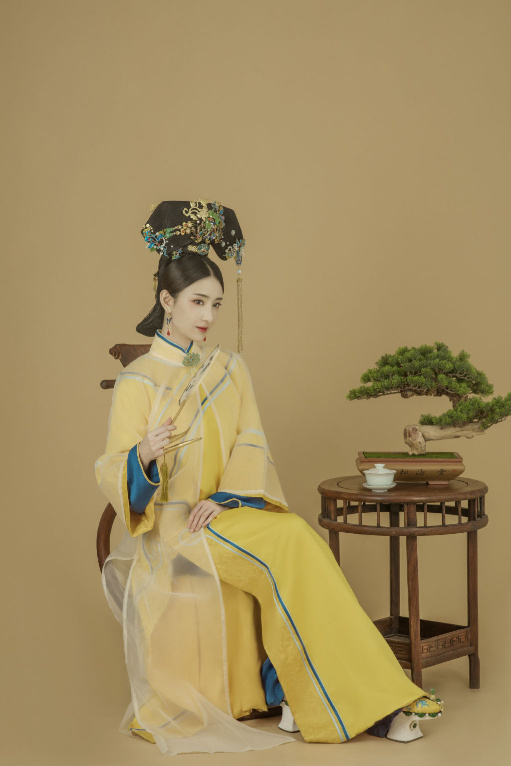 高清古装女星许芳铱清朝宫廷风写真图片图片