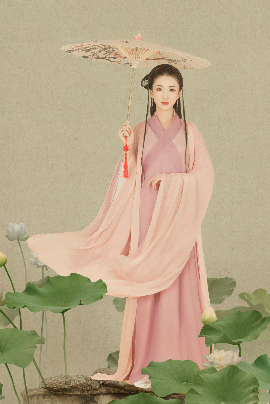 高清中国风古装女星许芳铱古风汉服写真图片图片