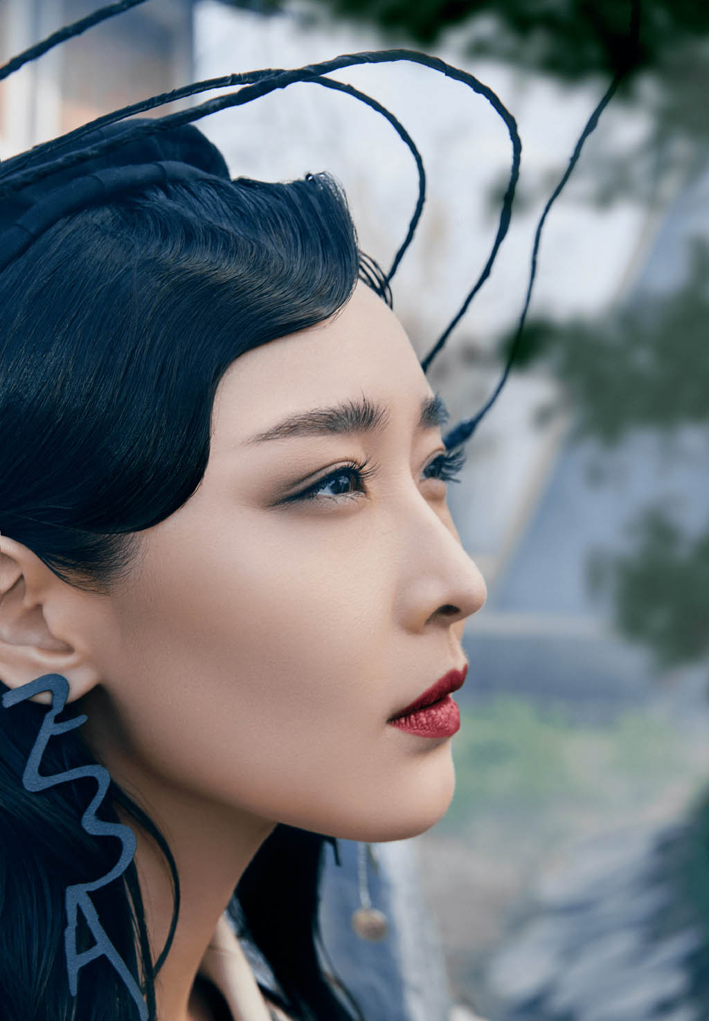 李曼可爱俏皮丸子头写真图片图片