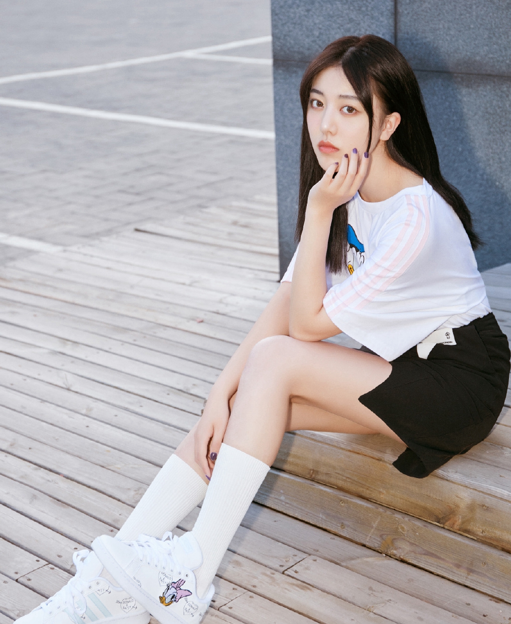 高清女明星模特刘人语甜酷品牌代言写真图片图片
