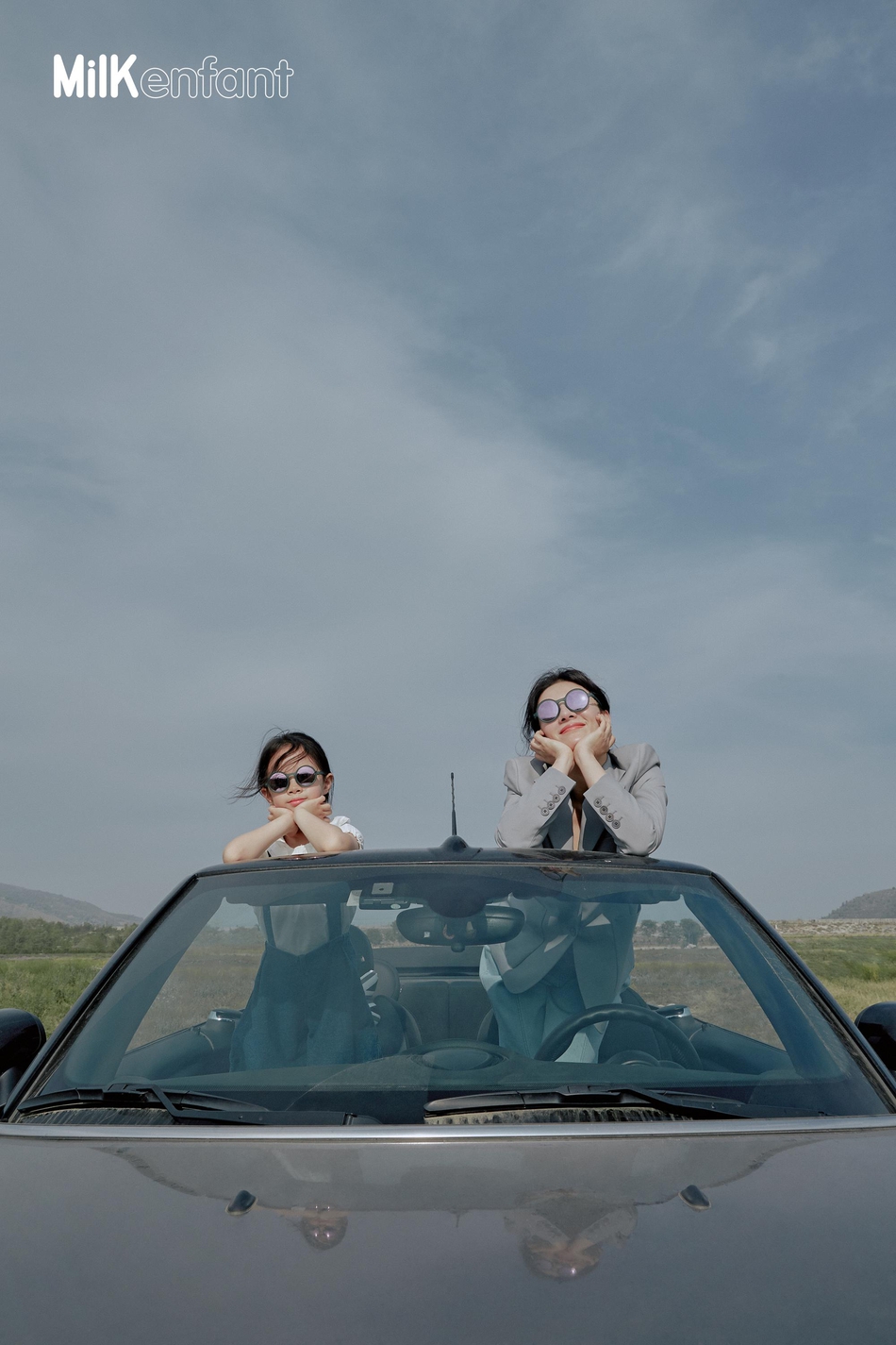 上海美女演员黄奕与女儿亲子时尚写真图片图片