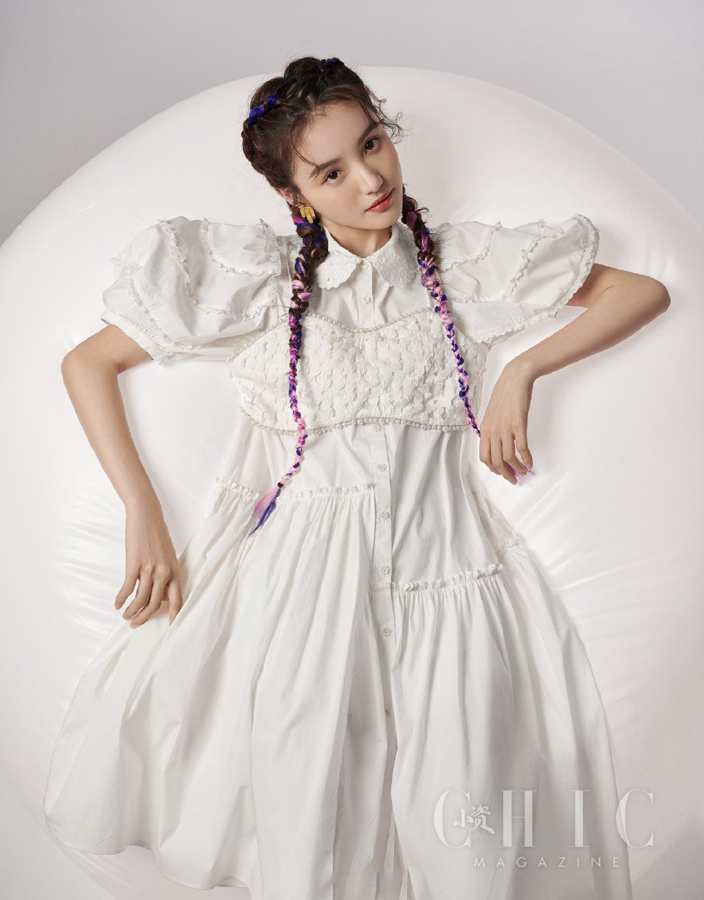 白卉子写真图片 白卉子变身俏皮青春少女个人艺术照图片