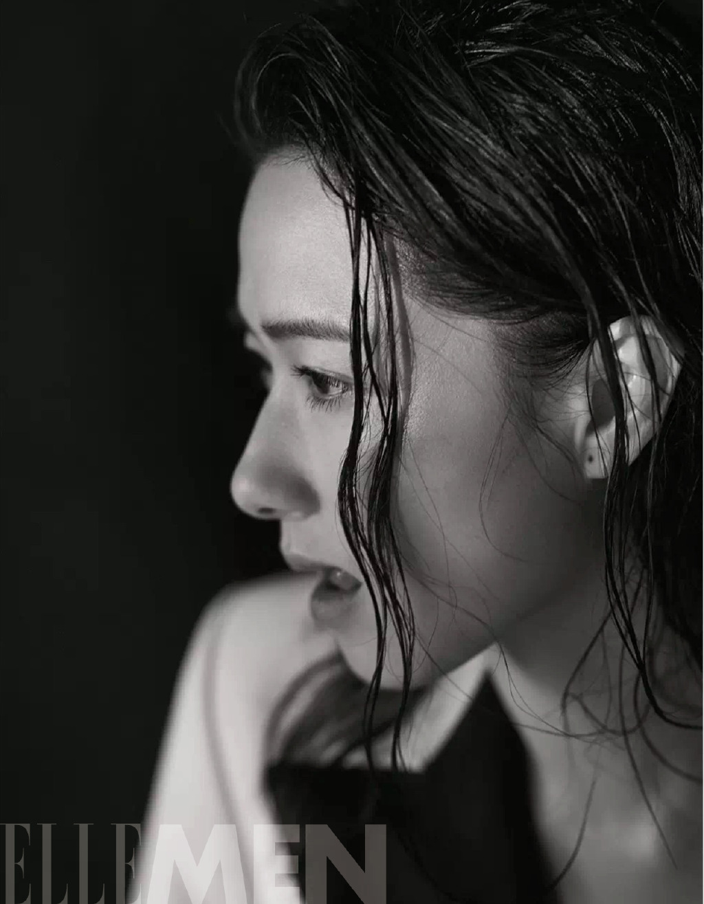 万茜白衫性感优雅写真图片图片