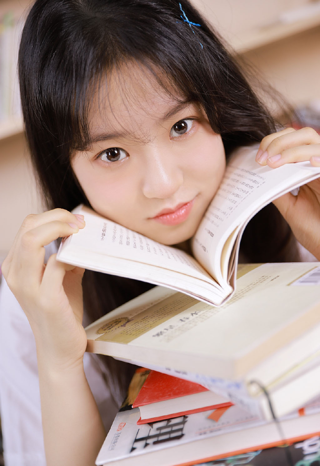 酒窝美女图片