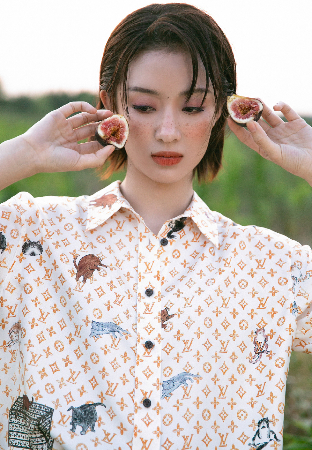 中国大陆北京女演员孙佳雨清爽甜酷写真图片图片