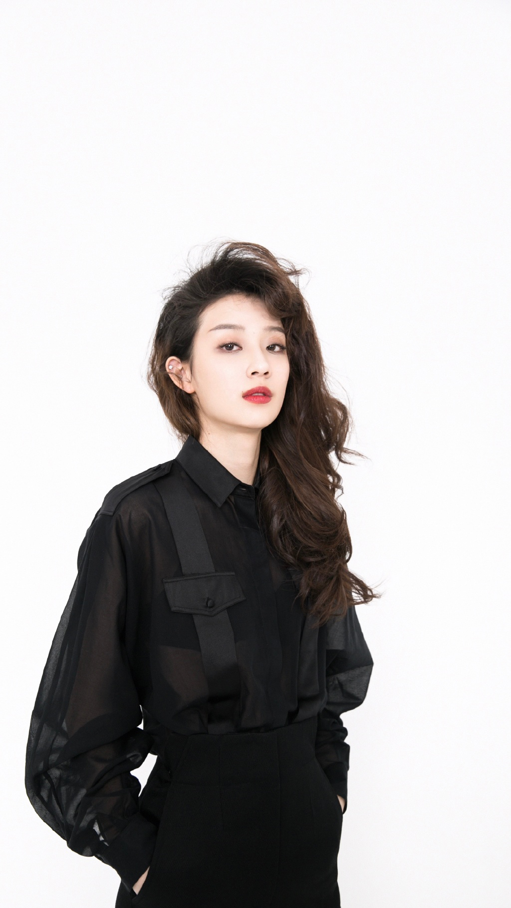 中国大陆北京女演员孙佳雨清爽甜酷写真图片图片
