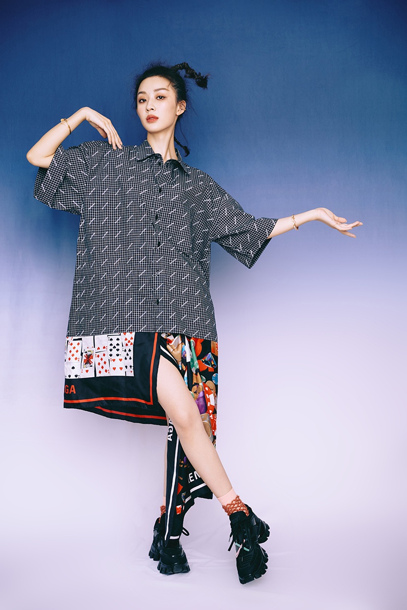 中国大陆北京女演员孙佳雨清爽甜酷写真图片图片