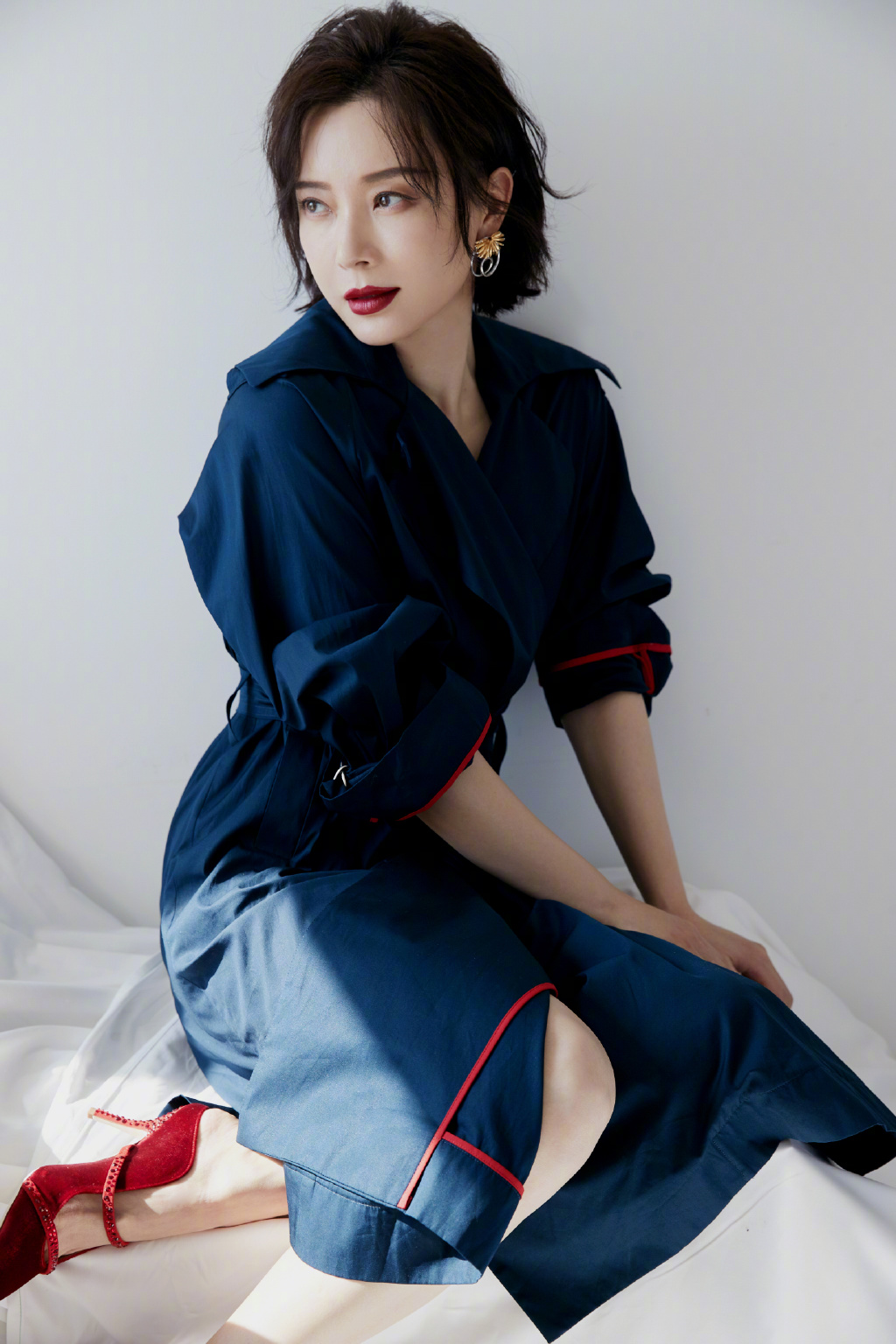 中国内地湖南长沙女演员李梦复古摩登魅力写真图片图片
