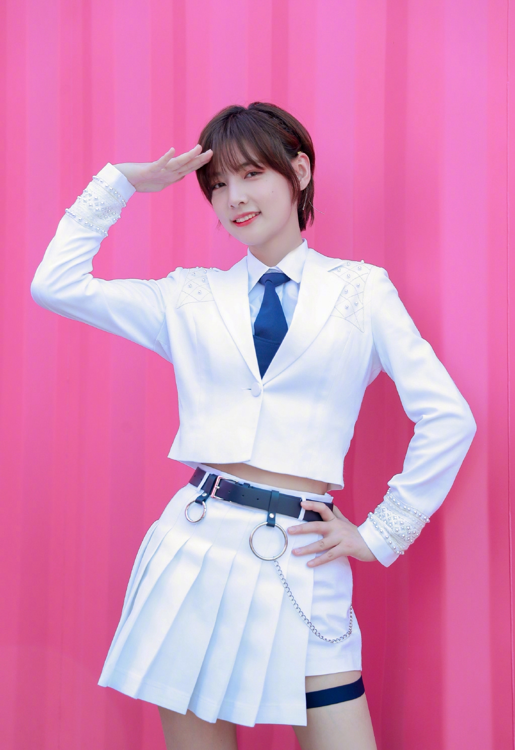 湖北武汉女演员赵粤创造营2020学员制服写真图片图片 湖北武汉女演员赵粤创造营2020学员制服写真图片图片