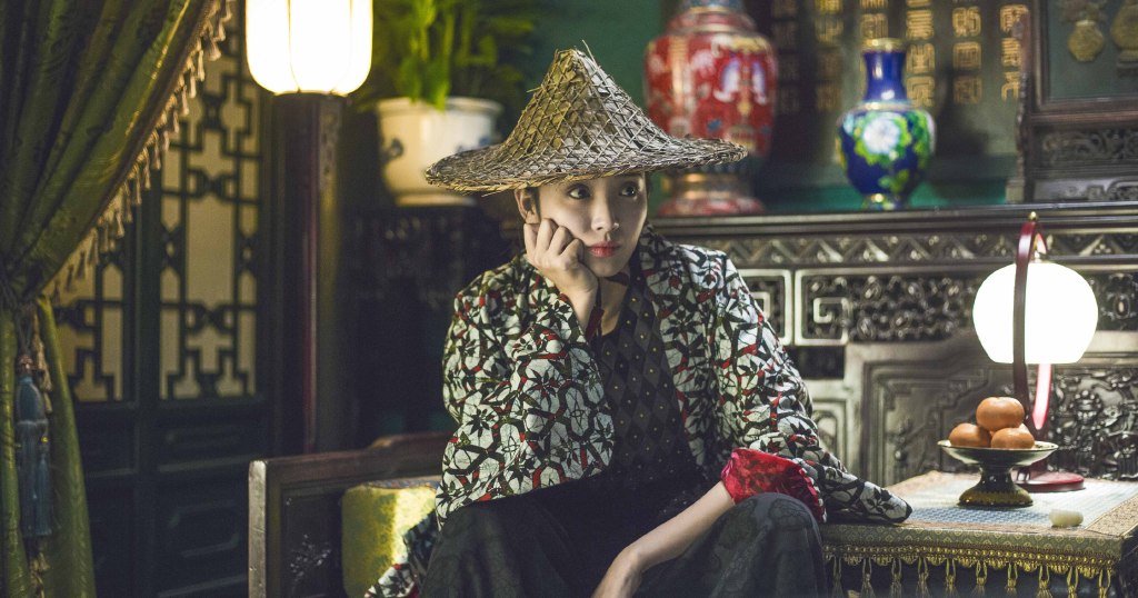 高清破案玄幻剧王紫璇《河神》小神婆顾影人物剧照图片图片
